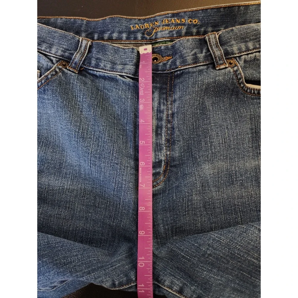LRL Lauren Ralph Lauren Womens Size 14 Premium Jeans Classic Bootcut Denim